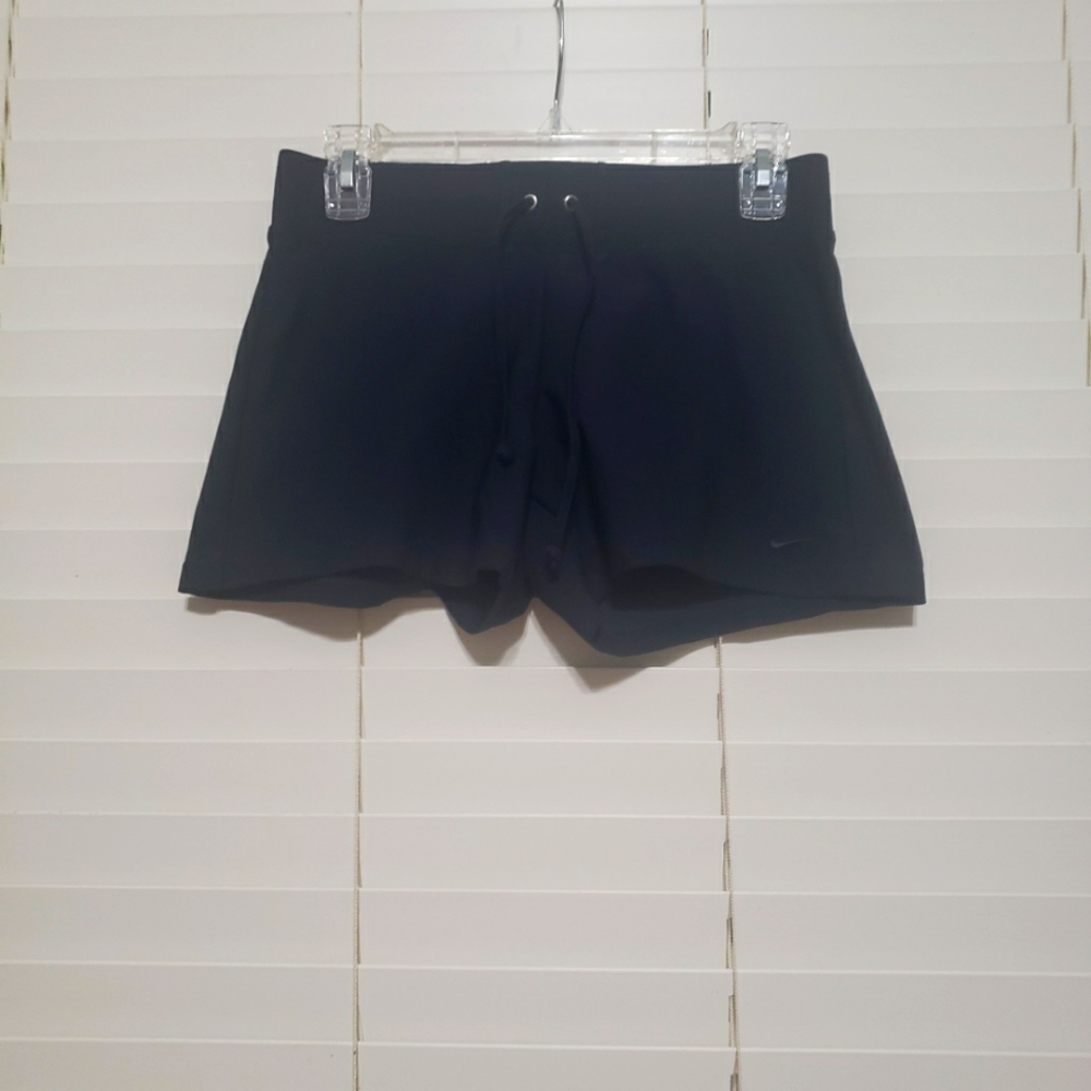 Nike S Dri-fit navy blue drawstring waist shorts